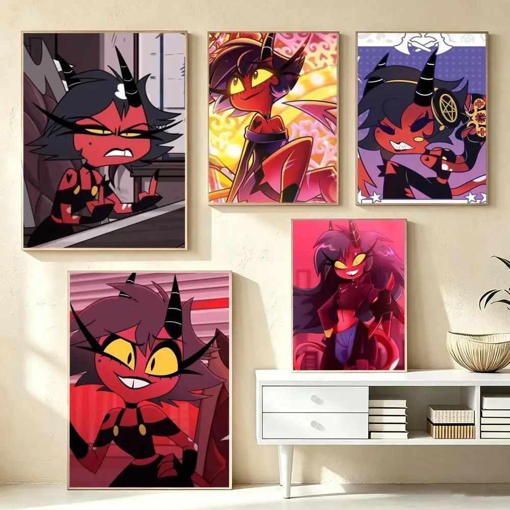 Helluva Boss Millie  Poster High Quality Dorm Living Room Aesthetic Wall Decoration Painting Stickers Gift