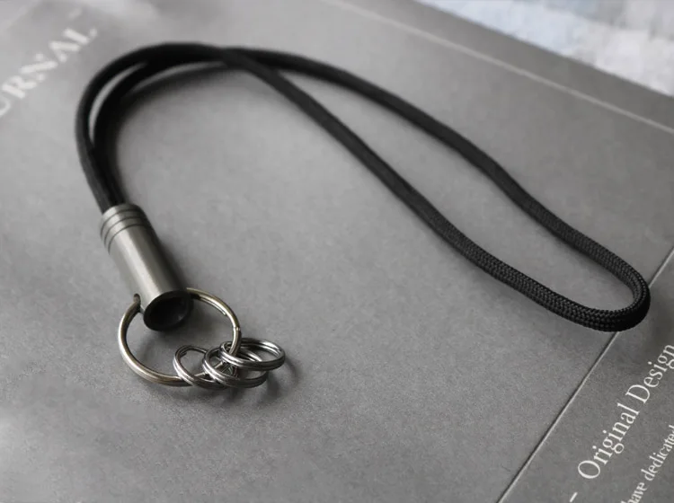 1 Piece titanium detachable key ring keychain