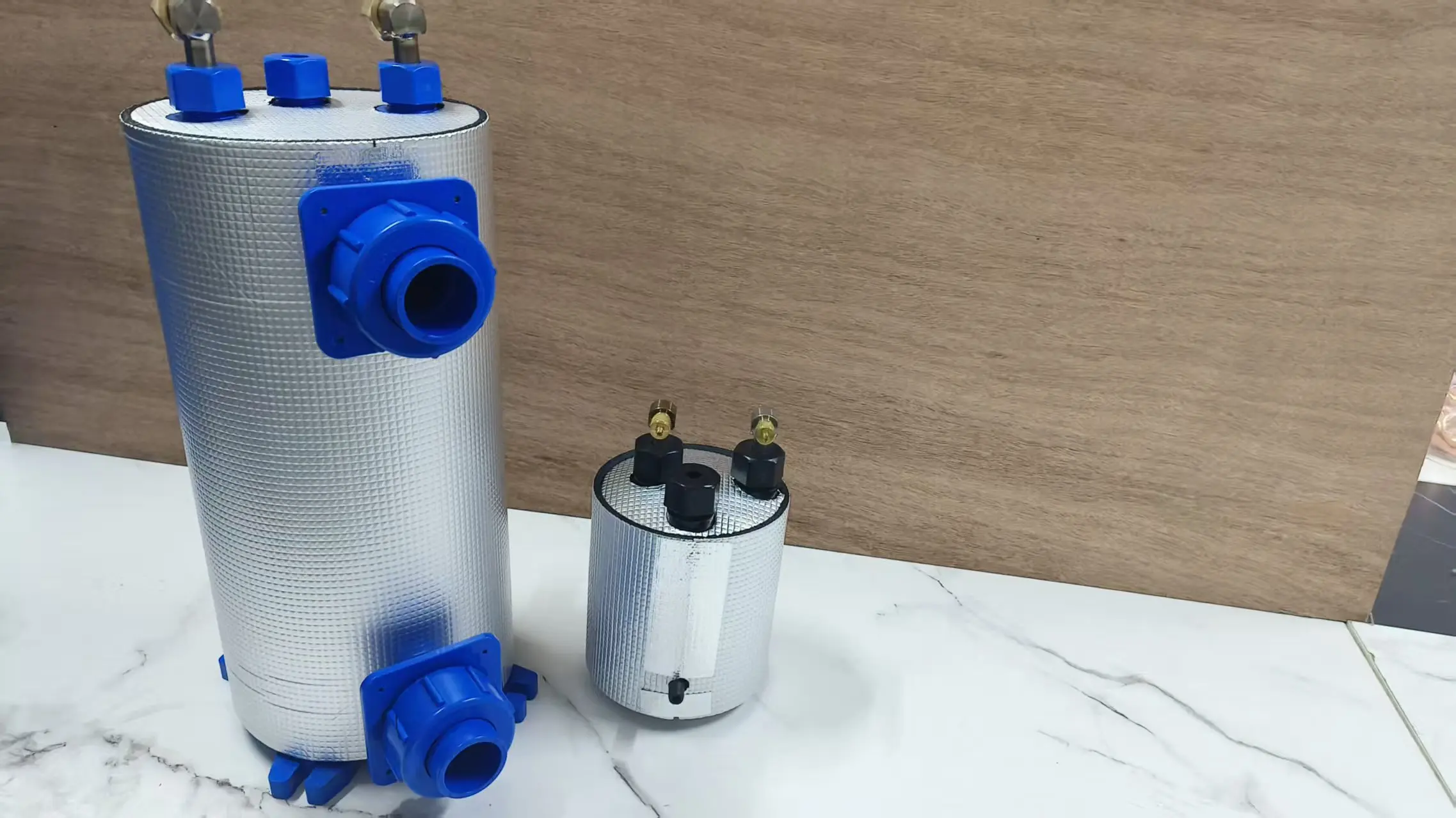Titanium Twisted Tube Heat Exchanger With PVC Shell For Water Cooling System