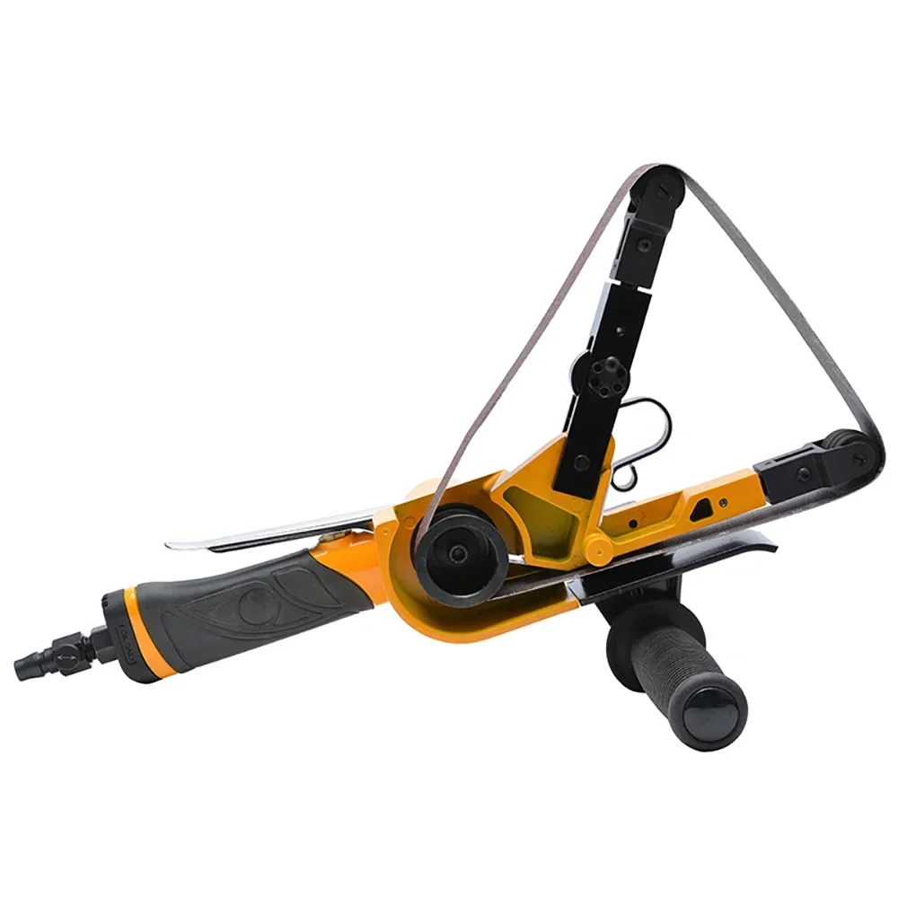 Pneumatic Air Tube Belt Sander Tube Sanding polishing Machine, 30x640mm belt sander polisher