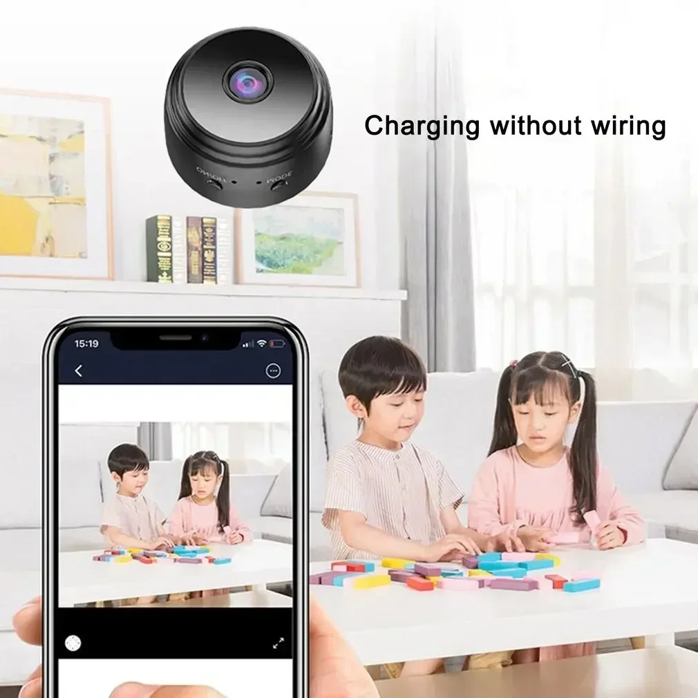 ​​A9 Mini Smart Security Camera HD 720P WiFi IP Home Monitor Remote Mobile App Surveillance Wireless Indoor Outdoor​​