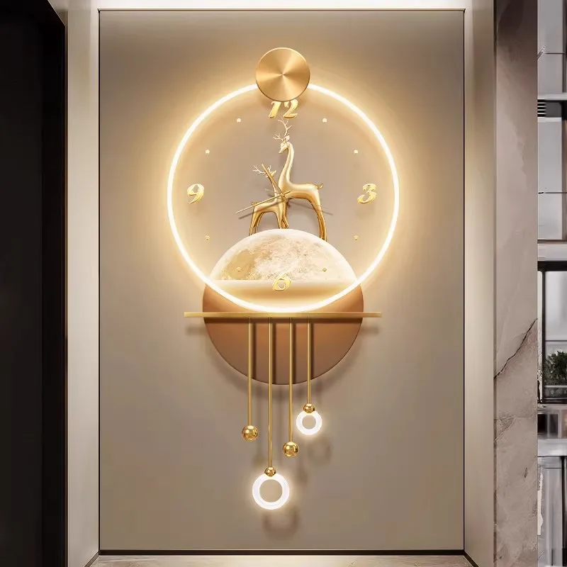Nordic Vintage Wall Clocks Digital Living Rooms Antique Creative Wall Clocks Watch Future Reloj Pared Room Decoration Items