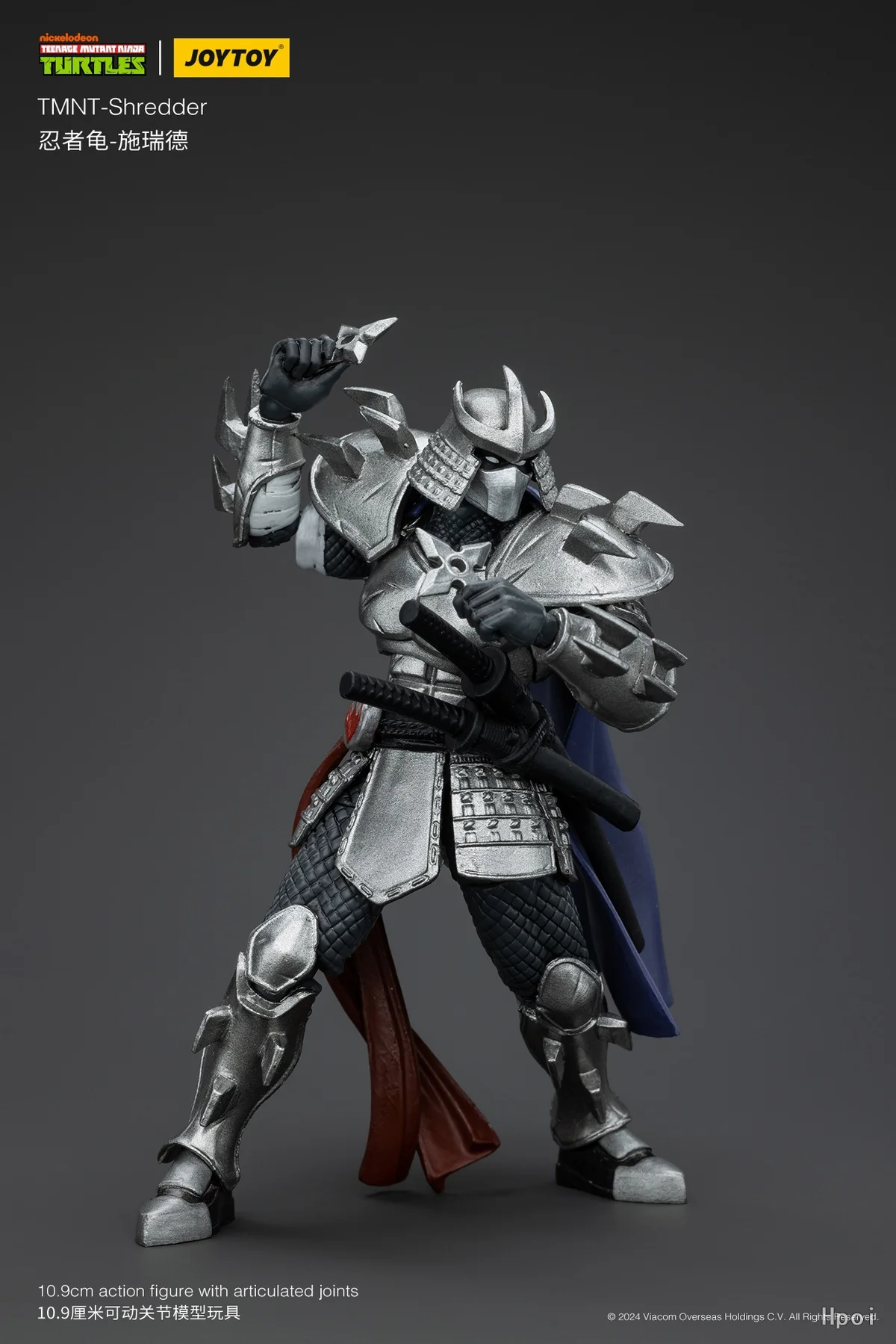 JOYTOY TMNT-Shredder Anime Figure Model Gift Toy Collection 1/18 view 4