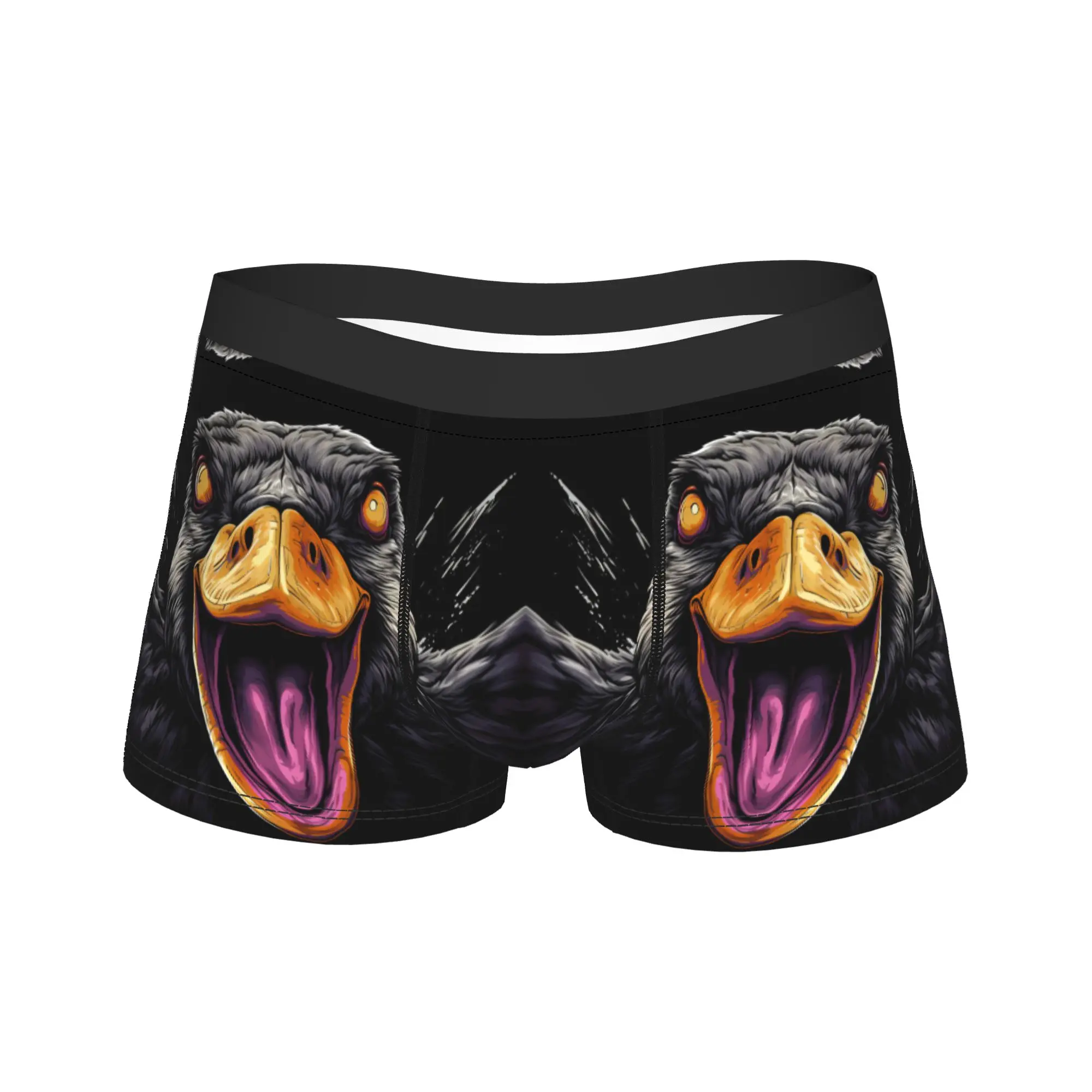 

Goose Big Mouth cool fierce Shorts Briefs Underwear Trenky Man Sexy Soft Trunk Printing Oversize Panties