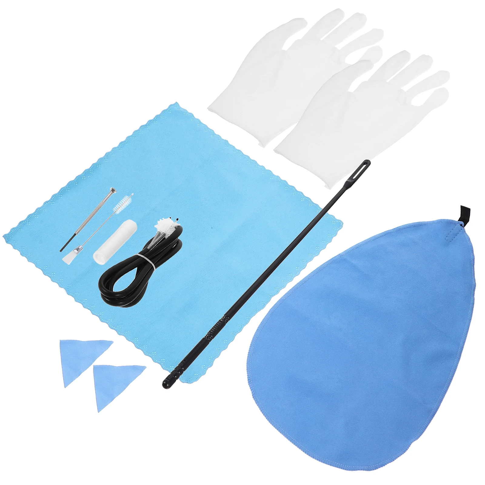 

9 Pcs Flute Cleaning Kit Wind Instrument Kits Nursing Cloth Accessories Supplies