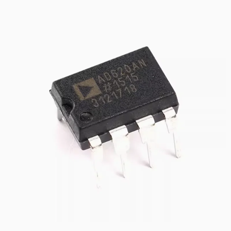 5/PCS LOT original authentic in-line AD620ANZ DIP-8 low drift low power instrumentation amplifier IC chip