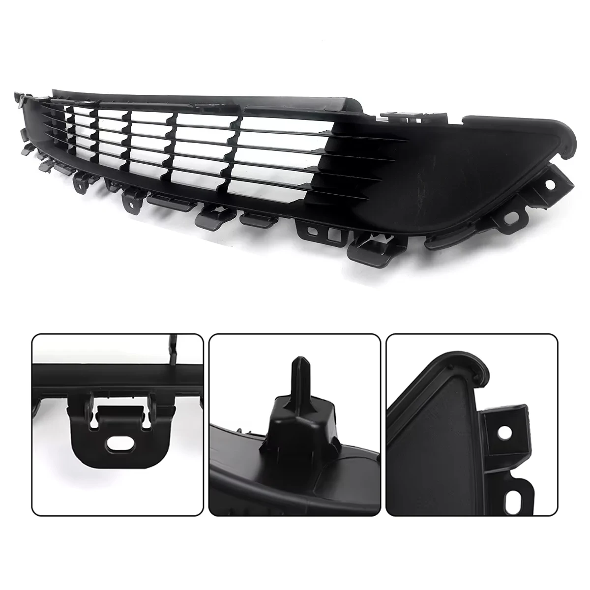 new Front Bumper Center Grille Lower Grill Compatible，Tesla Model Y 1493759-00-A 2020-2022 Radiator Mesh Grills Air Intake Grid