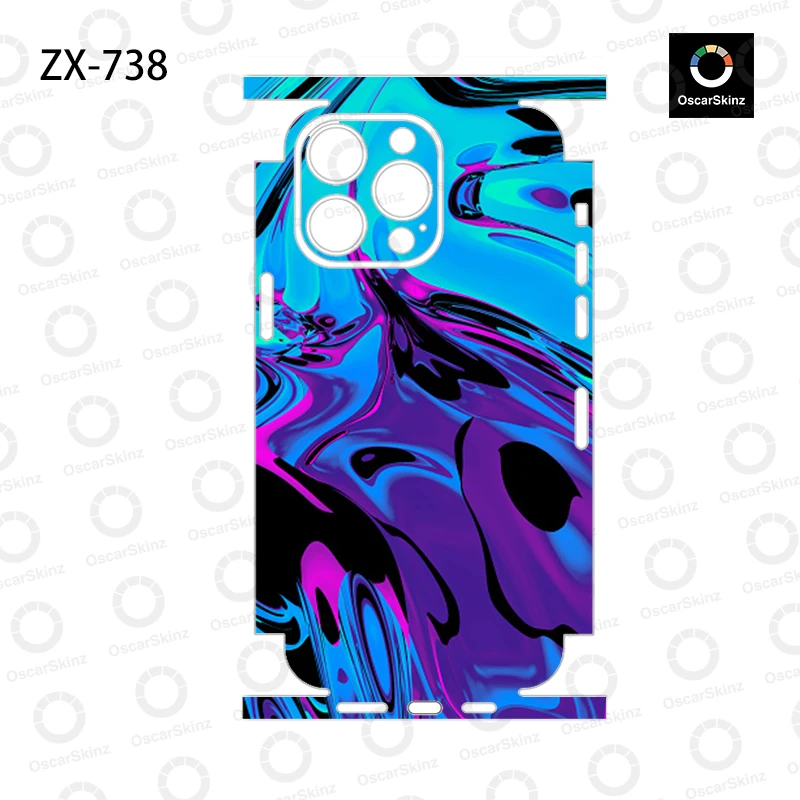 Ochrona OscarSkinZ na iPhone 17 16 Pro Max, naklejka, folia na tył 15 14 Plus, folia ochronna na tył 13 12 Mini, naklejka ochronna, ramka boczna, ochraniacz tyłu — zdjęcie produktu 5
