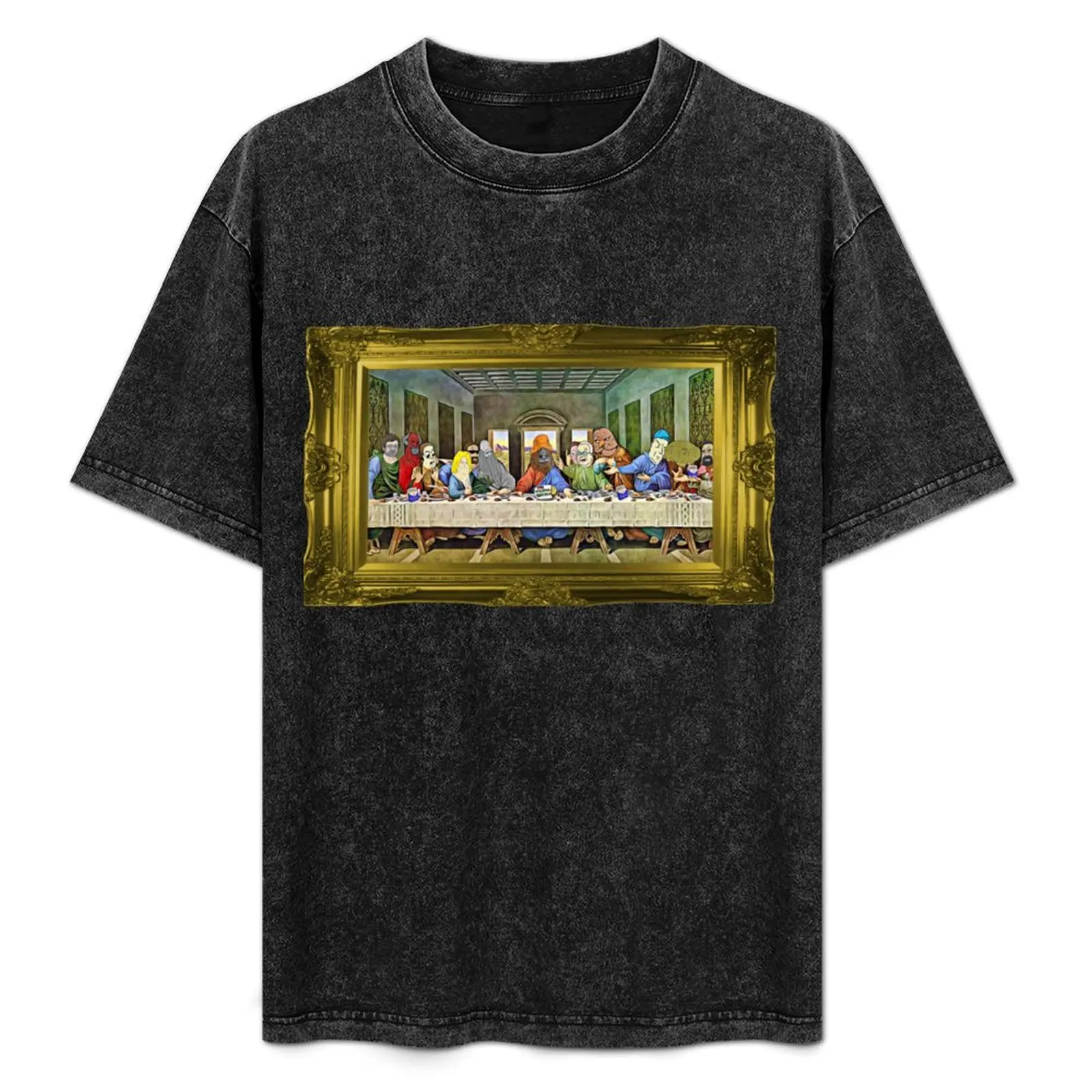 Last Supper of Browntown T-Shirt man clothes rapper graphic tees oversized t shirt men