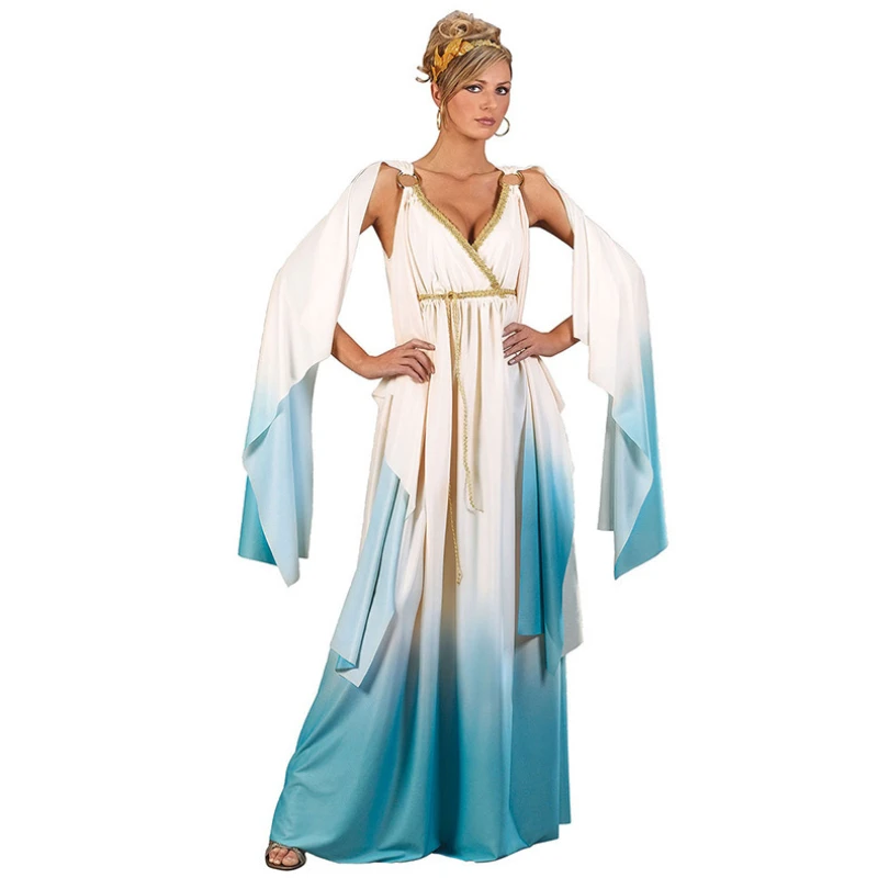 

Halloween Greek Goddess Costume Women's Sexy Role Play Medieval Arab Mythology Princess Cleopatra Halloween Carnival Costume