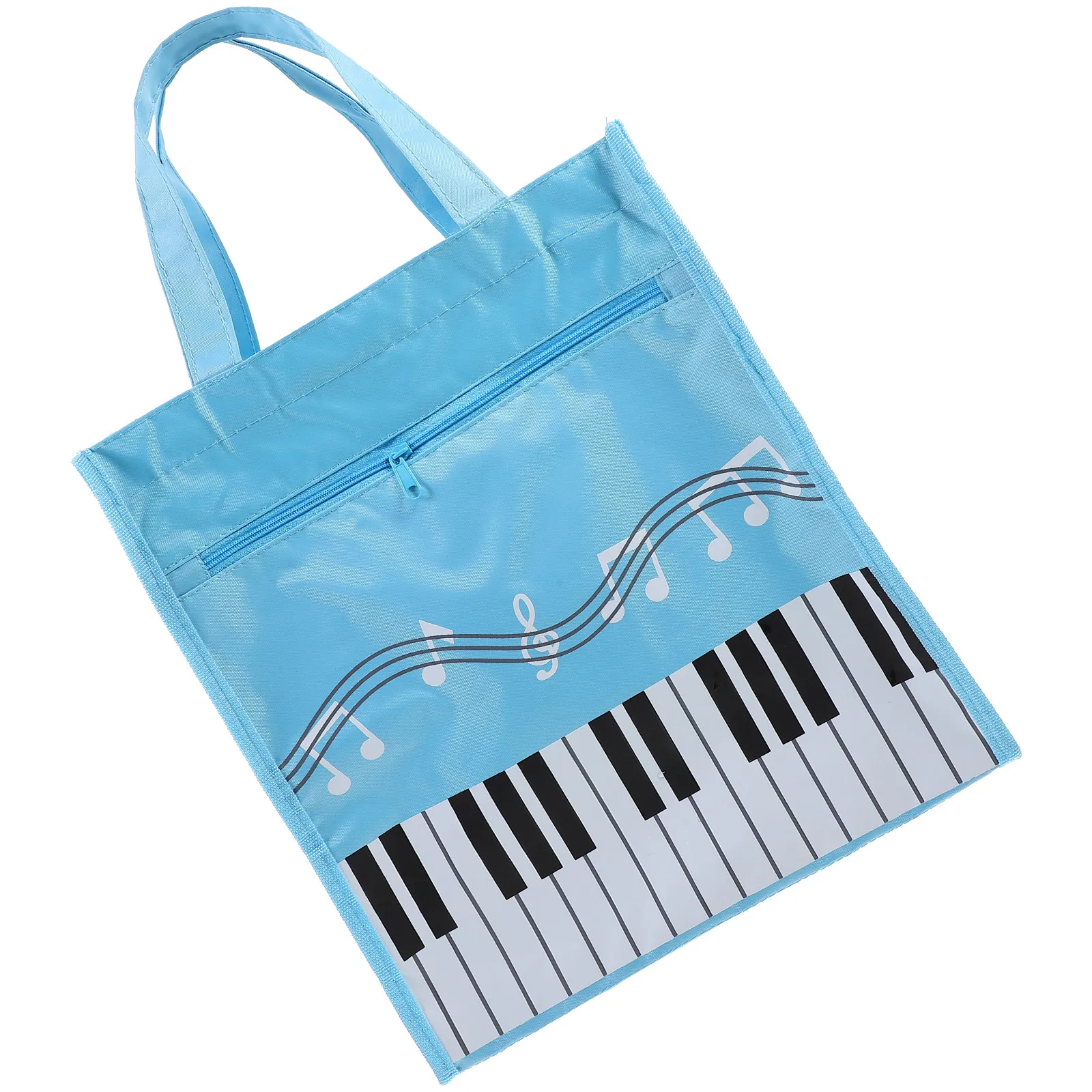 Music Score Holder Bag Zipper Design Portable Lightweight Music Sheet Storage Pouch Water Resistant Instrument Accessory Case