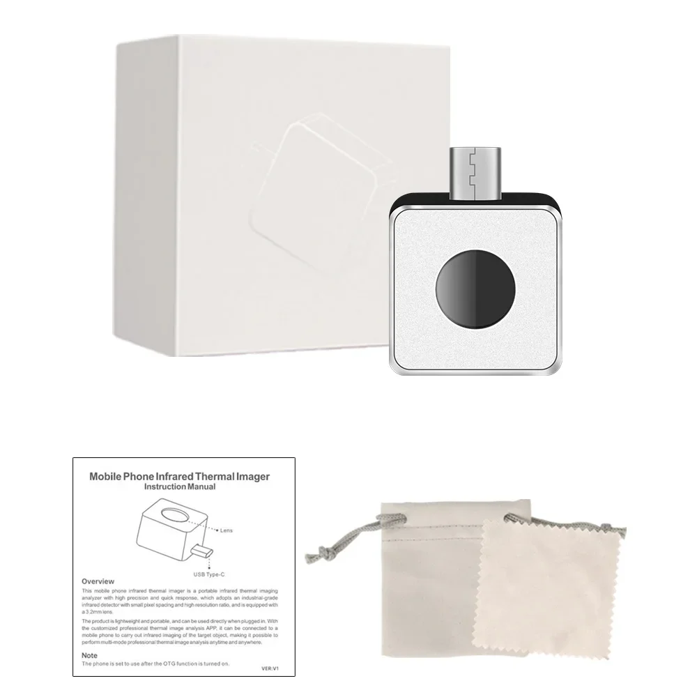 

Портативное тепловое инфракрасное изображение типа C с высоким разрешением NF-583 Разрешение 160x120 поддерживает фото/видео