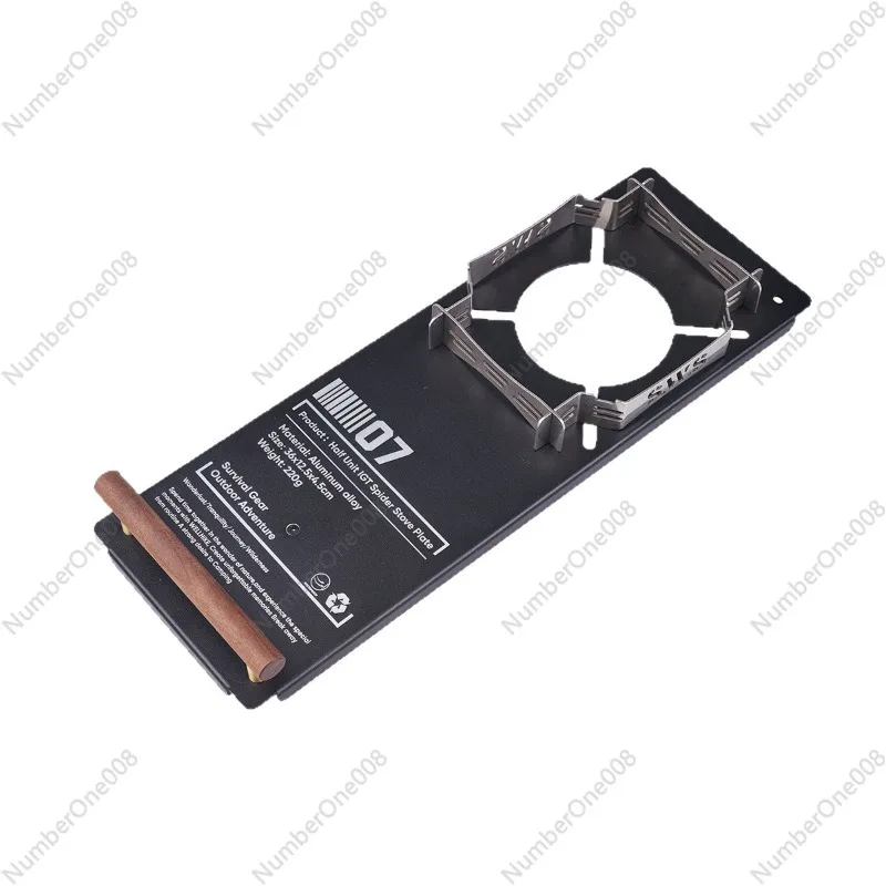 التخييم في الهواء الطلق SWS نصف وحدة العنكبوت موقد لوحة متعددة الوظائف المحمولة التخييم للطي شواء شواء الرف #1