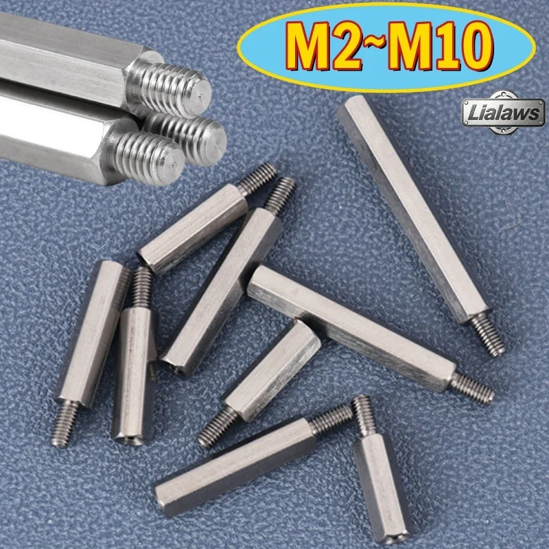 Stainless Steel Hex Standoff PCB Support Male Female Hex Board Spacing Screw Column Pillars Spacers Bolt M2 M2.5 M3 M4 M5M6M8M10
