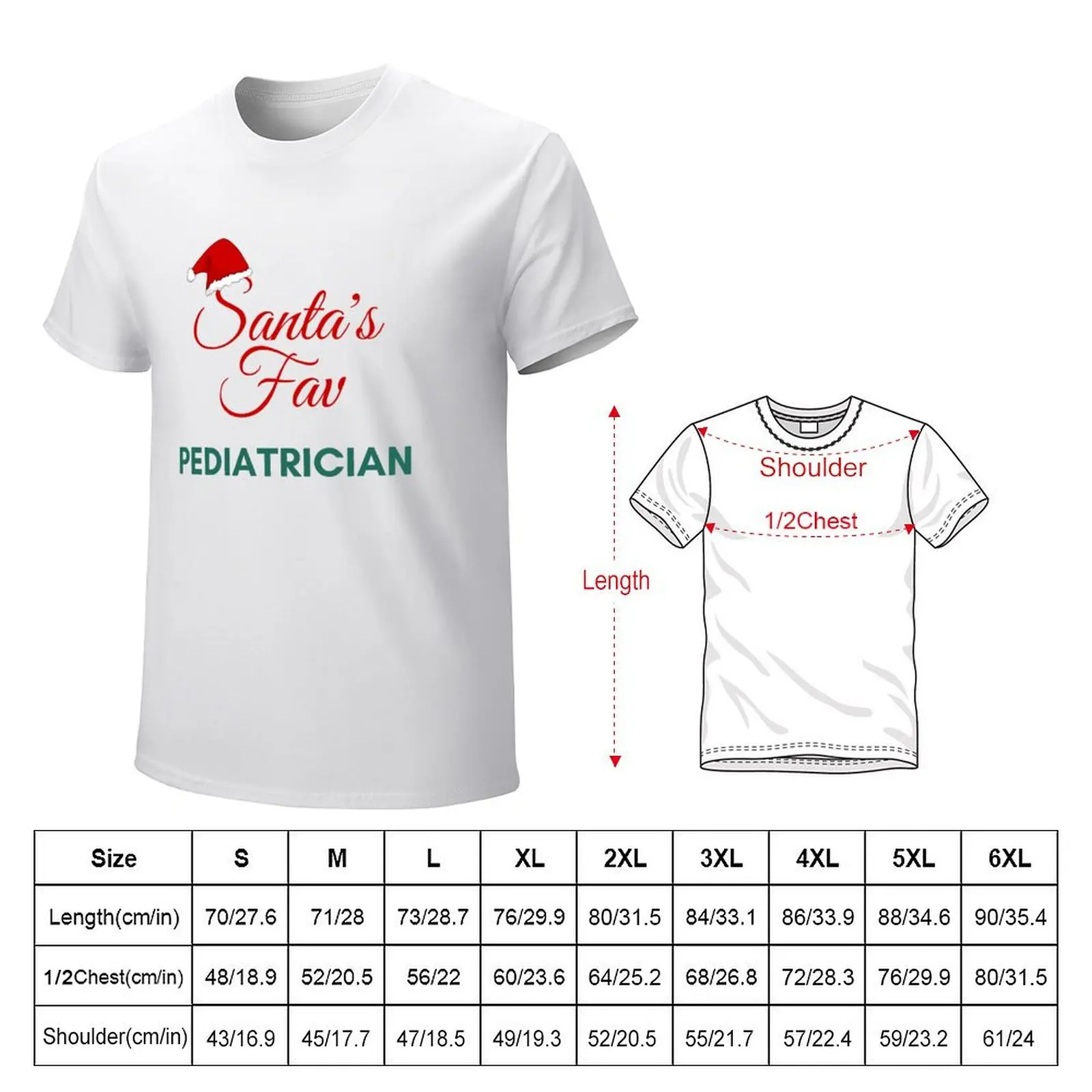 Santa's Fav Pediatrician T-Shirt summer clothes customs design your own boys animal print cute tops t shirts men