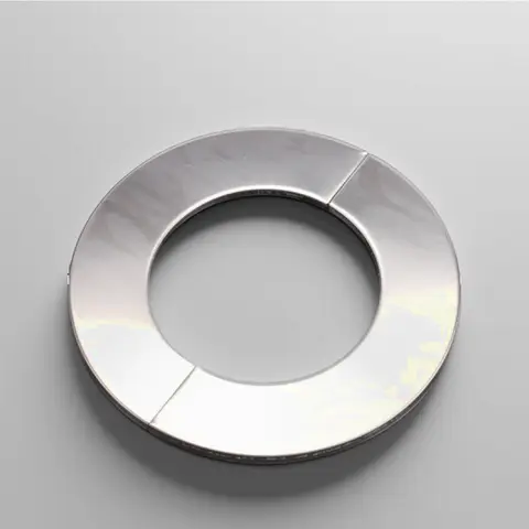 Faucet Stainless Steel Decorative Cover Split Stainless Steel Mixing Valve Round Ugly Smoke Pipe Air Conditioning Hole Cover