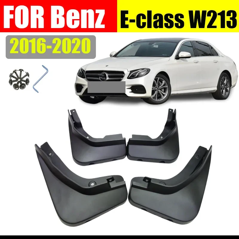 

2016 2017 2018 2019 2020 For Benz E class W213 Mudguards Fender E300 E260 Mud Flap Guards Splash Mudflaps Car Accessories 4pcs