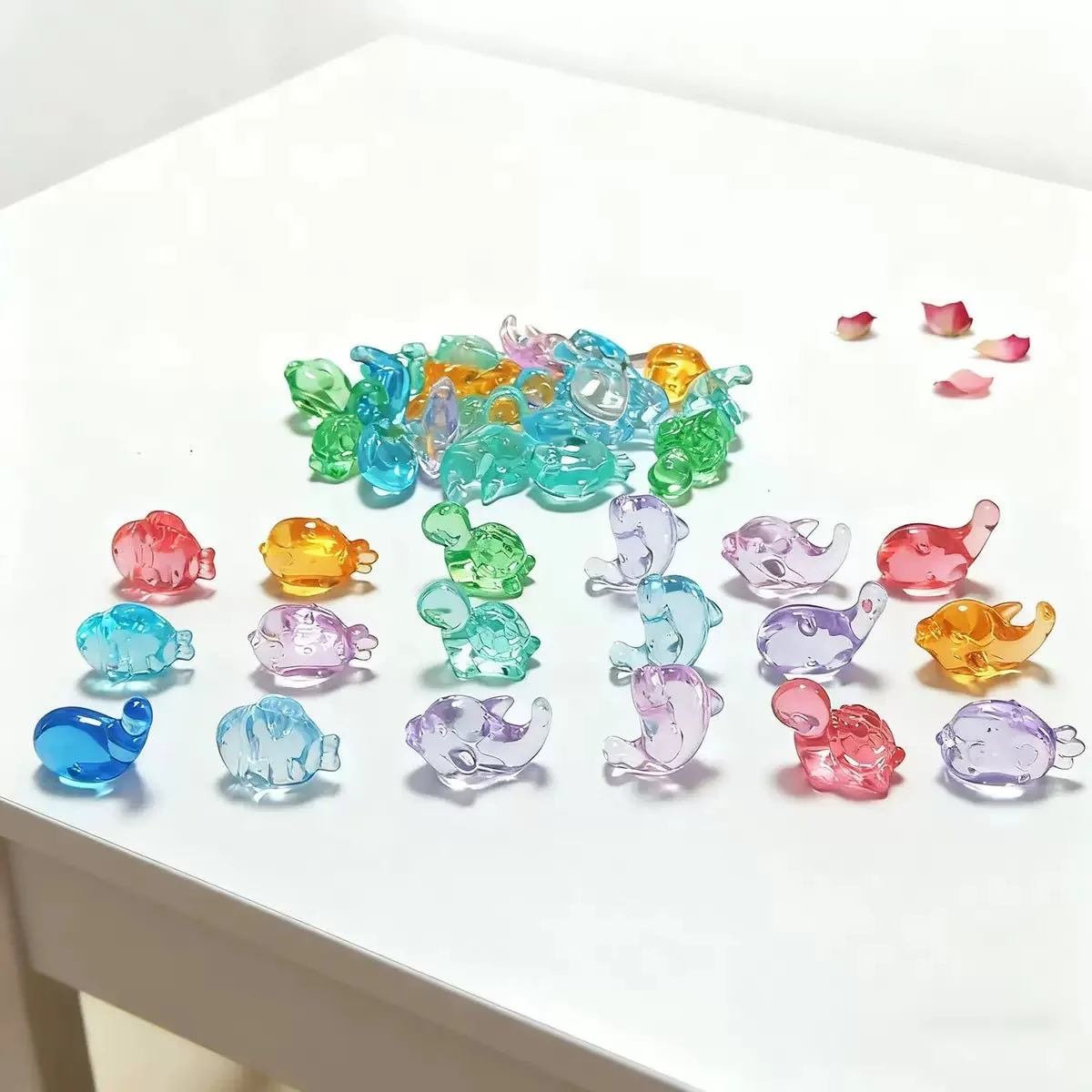Mini Variety Mixed Cartoon Resin Animal Biological Ornament Creative Home Garden Desktop Teddy Bear Puppy Decoration Toy Gift - view 2