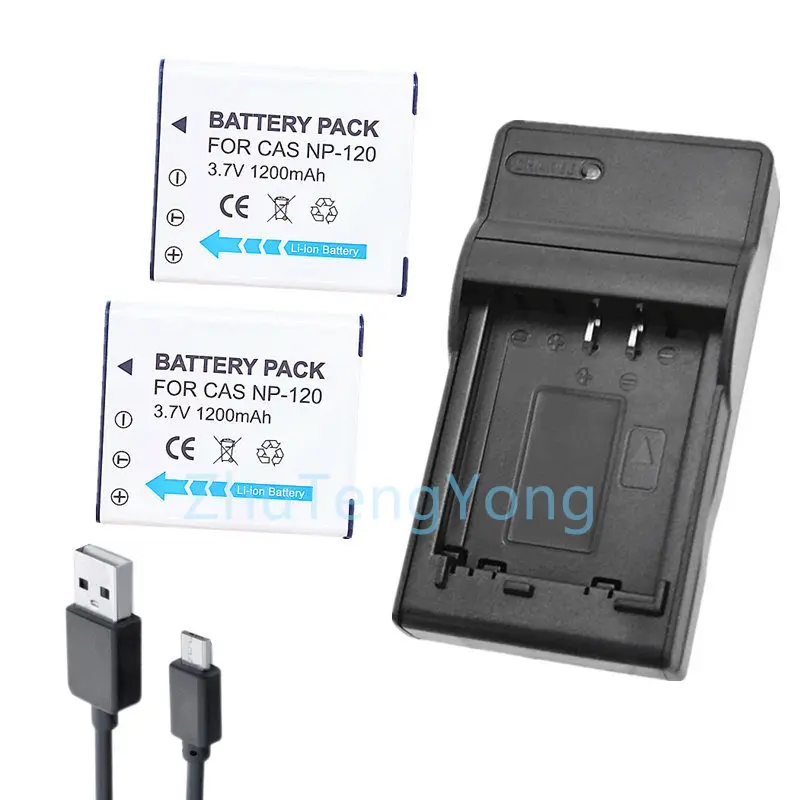 Batería recargable para Casio NP-120 CNP-120 Exilim EX-ZS26 ZS20 ZS15 ZS12 ZS10 Z31 Z680 Z690 Z780 Z790 Z880 Z890 Z900 Z910
