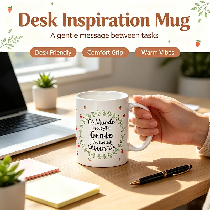 Spanish Inspirational Quote Ce - Coffee Tea Quotes recension och pris