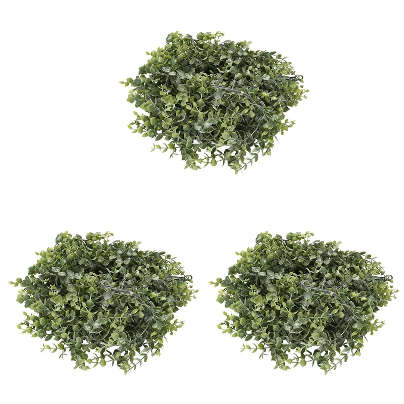 

9 Pack Artificial Garland, Artificial Vines Faux Eucalyptus Greenery Garland Wedding Backdrop Arch Wall Decor, 6 Feet