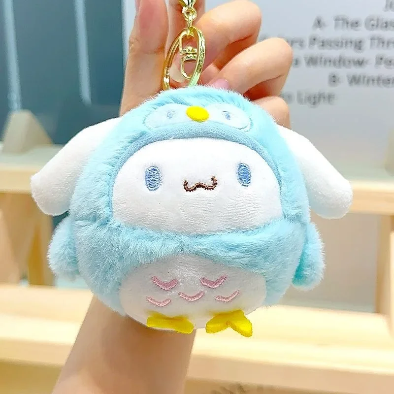 PomPomPurin My Melody Anime Kawaii Sanrio Lovely Doll Pendant Cute Cartoon Keychain Schoolbag Decoration Christmas Gifts Toys