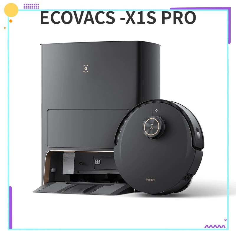 ECOVACS  X1SPRO sweeping robot hot water washing,  dragging, drying, and dust collection integrated  vacuum cleaner  new product