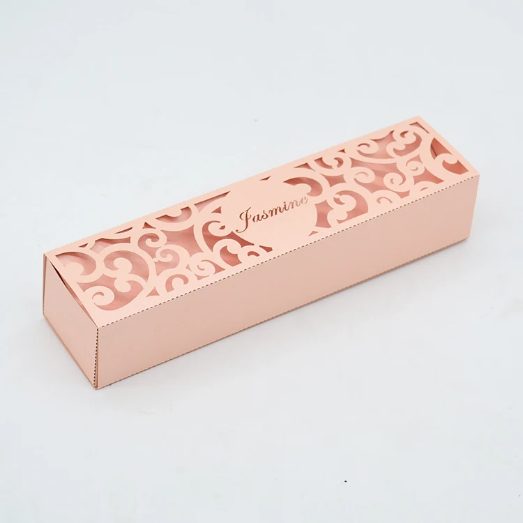 

Sweet 16 Party Pink Laser Cut Customized Name Quinceanera Rolled Invitation Box