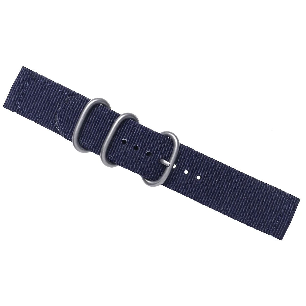 

Durable Nylon Watch Strap 20mm Mechanically Braided Navy Blue Breathable Watch Band Replacement for Fitness Swimming Diving