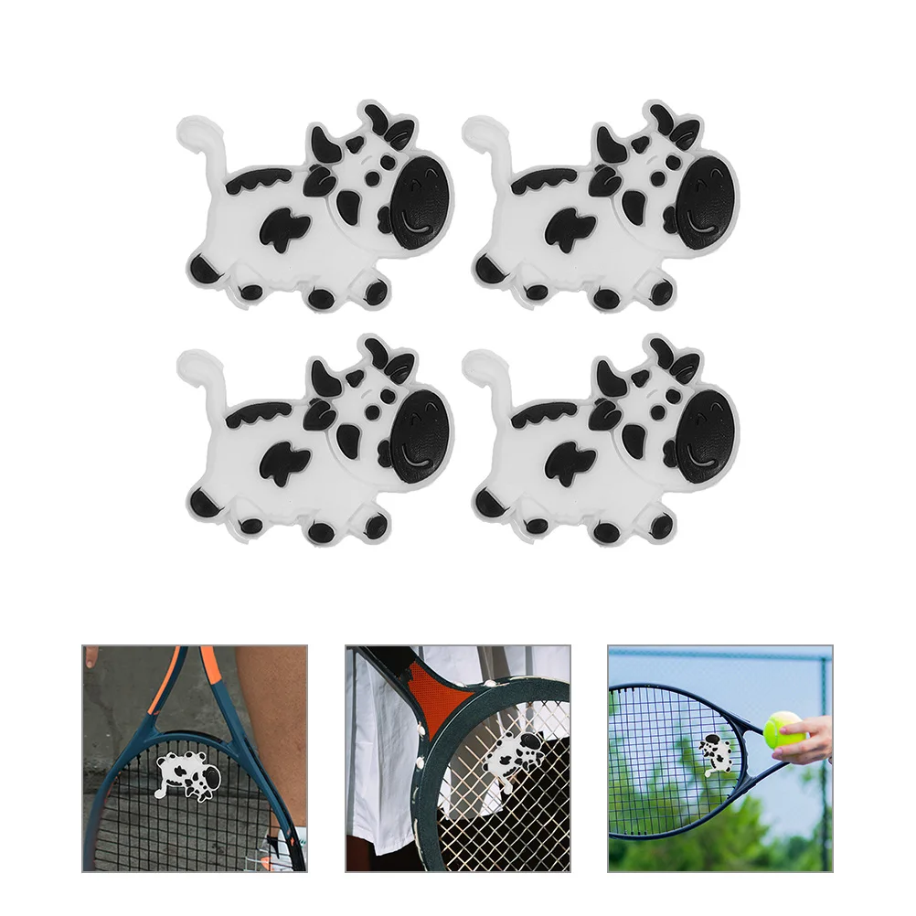 

4 Pcs Animal Shape Shock Absorber Dampners for Tennis Rackets Vibration Dampener Funny Dampeners Racquet