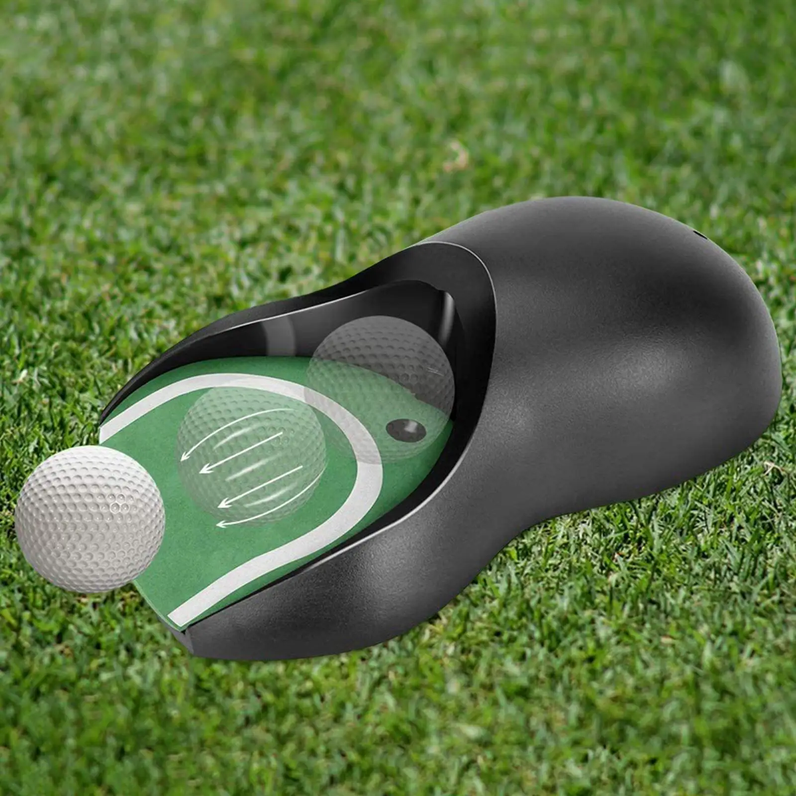 Golf Automatic Putting Cup Ball Launcher Golf Return Machine Golf Hole Auto Returning for Office Indoor Backyard Garden Outdoor