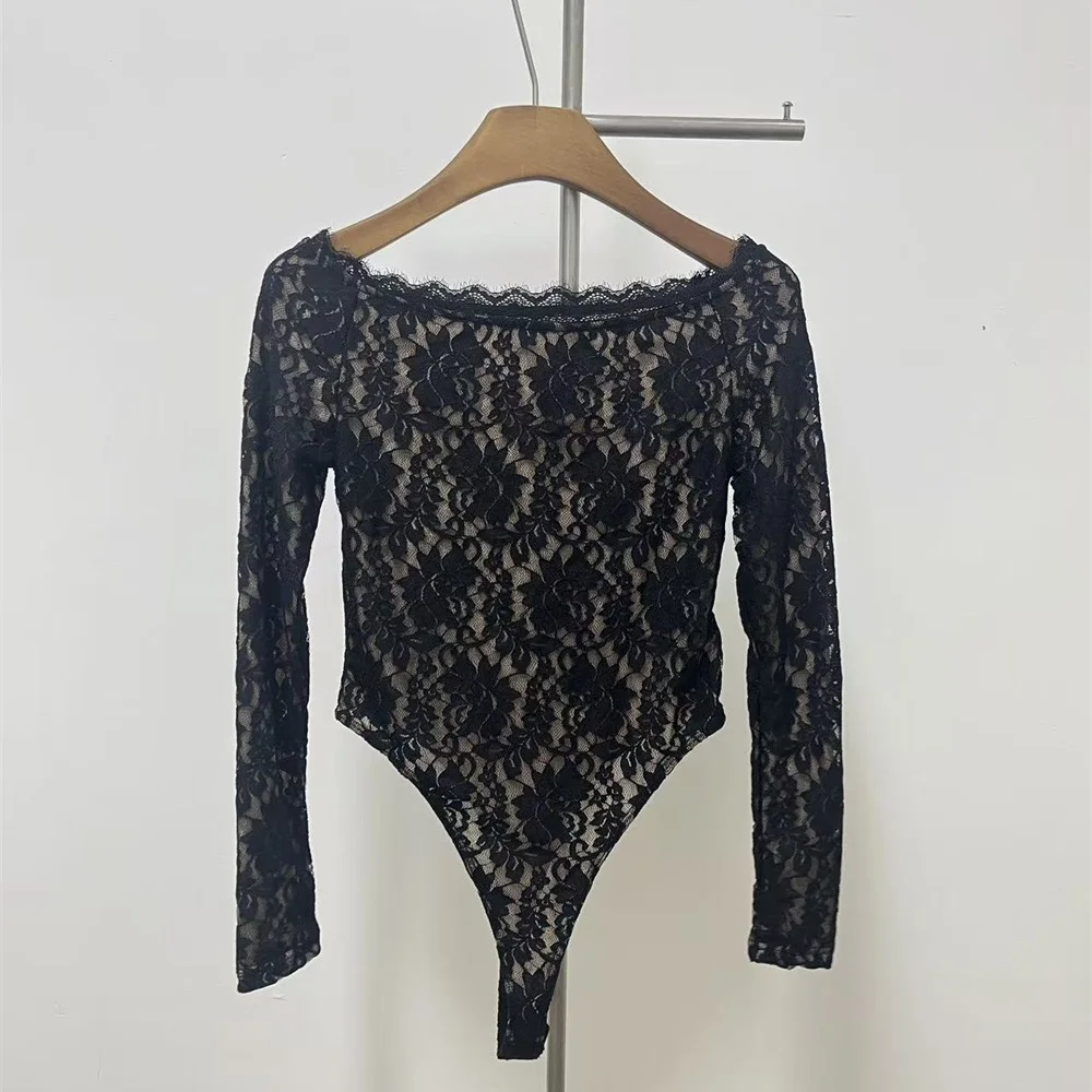 2025, Winter-Damen-Bodys aus Spitze, Spitzenkorsetts, sexy Damenoberteile, Hemden, Y2K-Kleidung, neue Mode, hochwertiges Party-T-Shirt