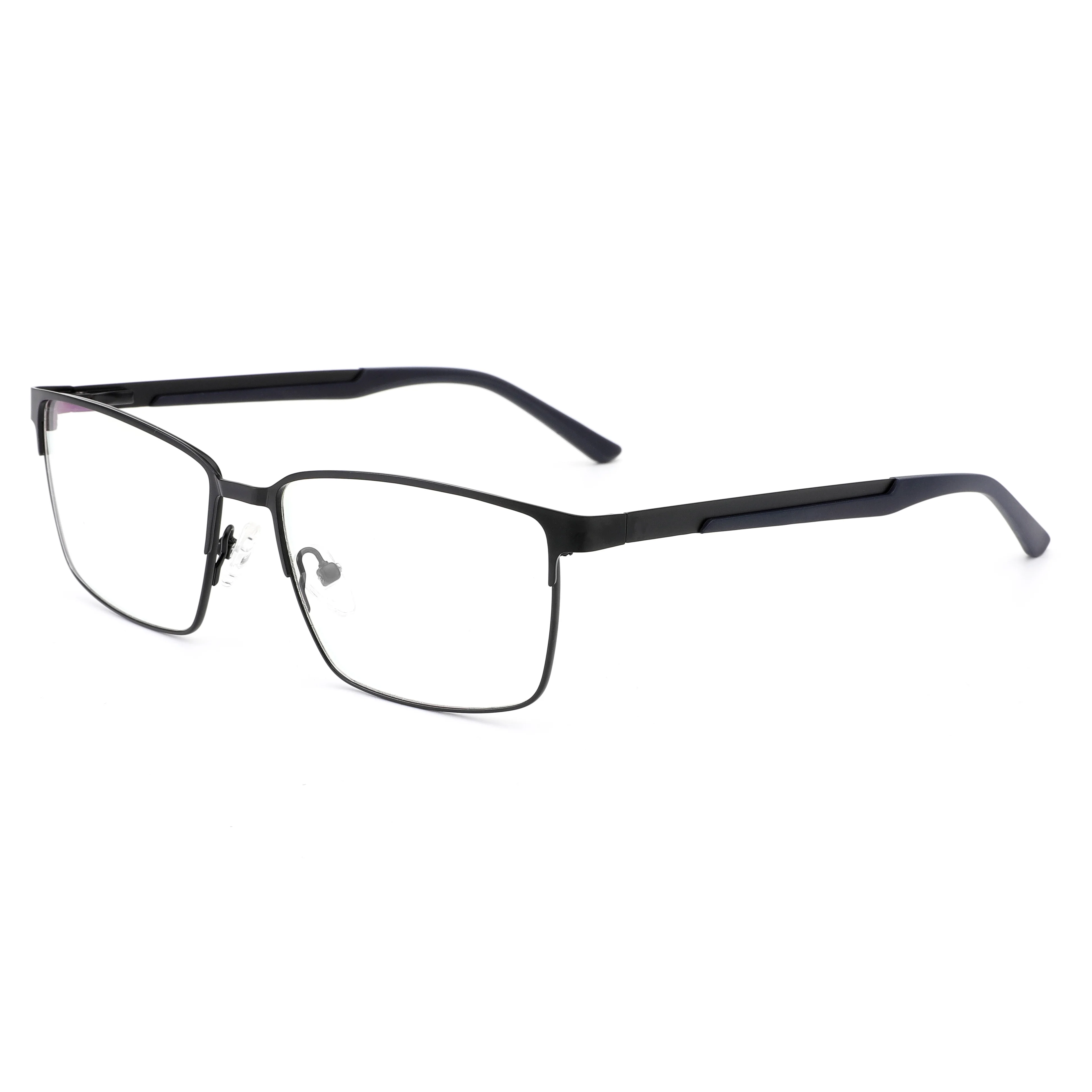 VZONE Retro Vintage Stainless Steel Square Glasses Unisex Full Rim Optical Frame Custom Myopia Prescription Eyewear