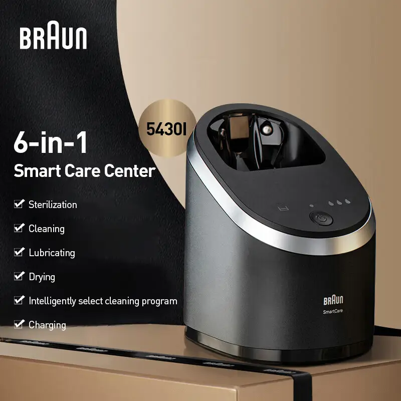 Braun ShaverCare Cleaning Stations Smart Clean Center For Braun Shaver 4 Models to Choose（Without Shaver）） - 2