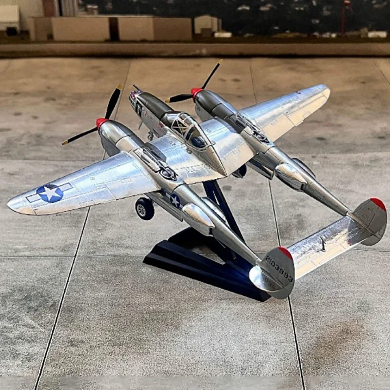 Diecast 1/72 USAF Millitary JET P38 P-38 P-38J Lighting Metal