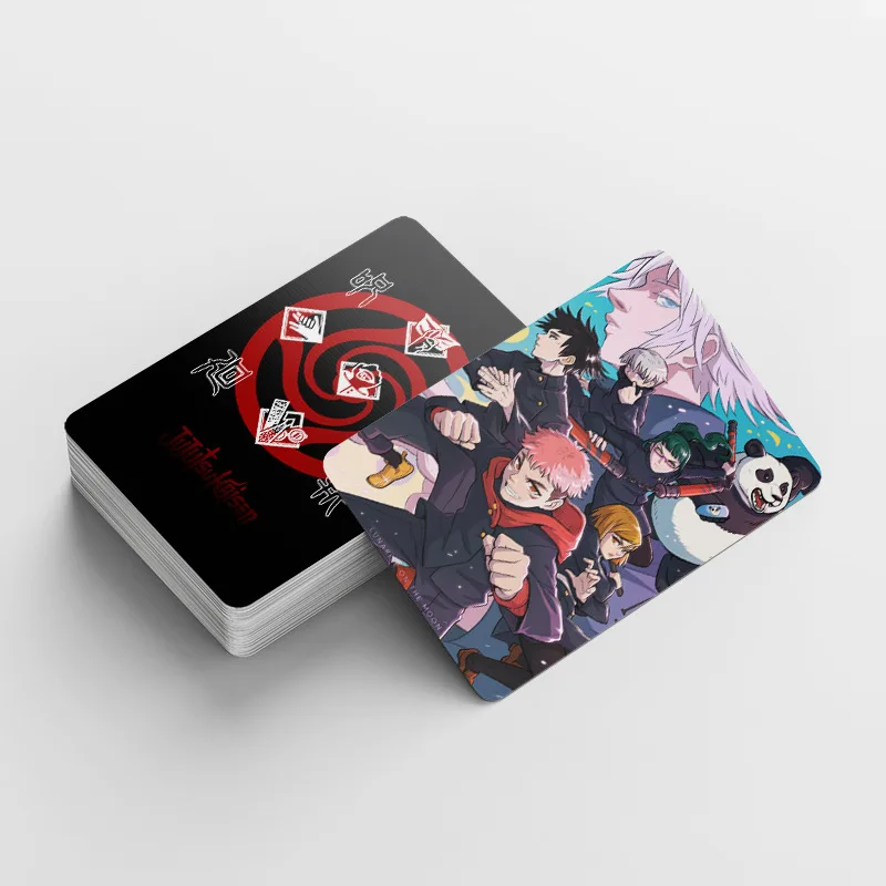 92pcs Jujutsu Kaisen Yuji Itadori and Gojo Satoru Cards New Creative Cartoon and Cute Fashion Portable Student Notebook Stickers view 4