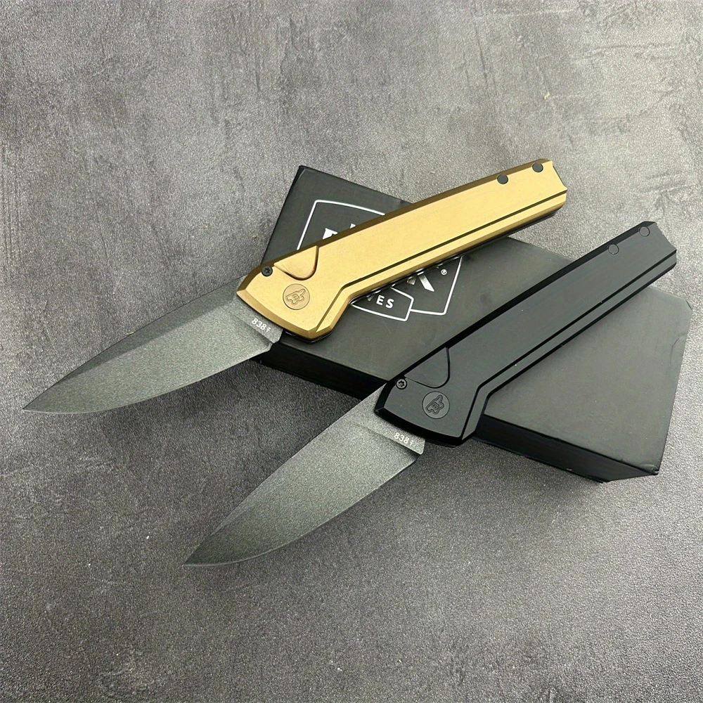 

838 Folding Pocket Knife Camping Hiking Survival Knife 440C Blade T6 Aluminum Handle High Quality Knife Gitfs for Friends or Men