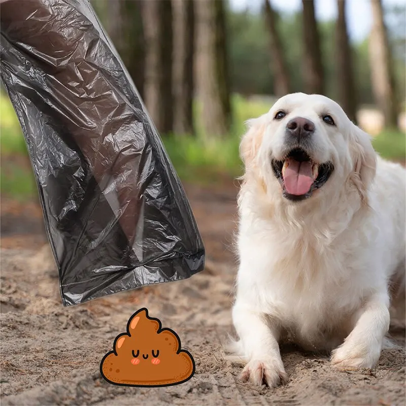 Garbage Bags Dog Poop Pickup Continuous 5 Rolls Multicolor Poop Picker Replacement Bags Desktop and Car Garbage Cleaning Bags