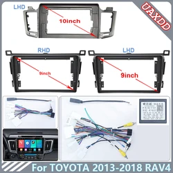 For TOYOTA 2013-2018 RAV4 Car Radio Android DVD Stereo screen multimedia video CD player navigation MP3 MP5cables Harness frame
