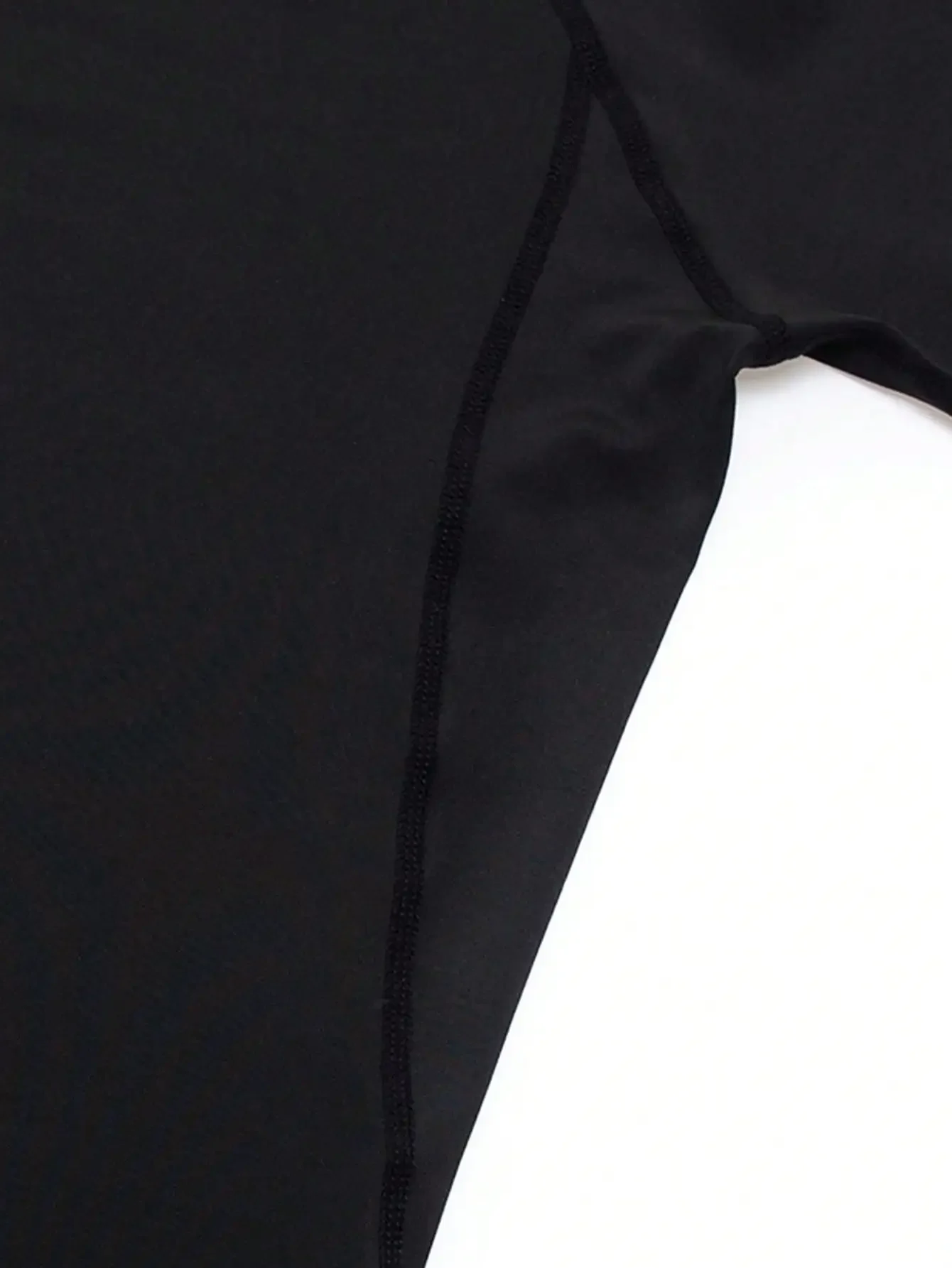 Männer Kompression Langarm Shirt Schwarz Fitness T-shirt Männlich Läuft Schnell Trocknend Gym Top Sonnenschutz Sport Basis Schicht – Detail 8