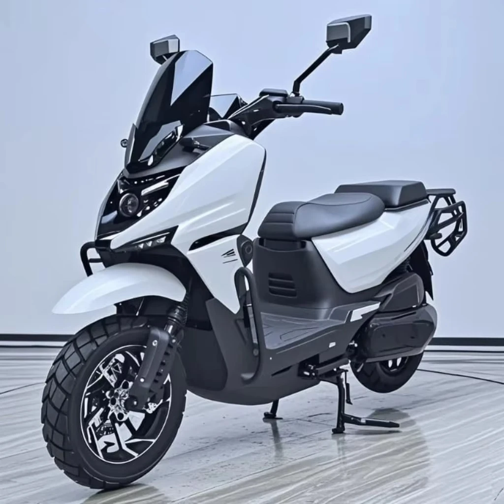 TTY TTY custom adult high-speed electric motorcycle, 3000W power, 72V scooter, equipped with powerful disc brakes view 3