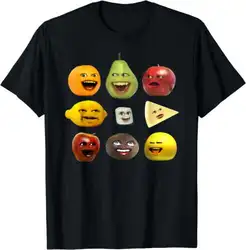 Women's Annoying Orange and Characters T-Shirt Black Tee