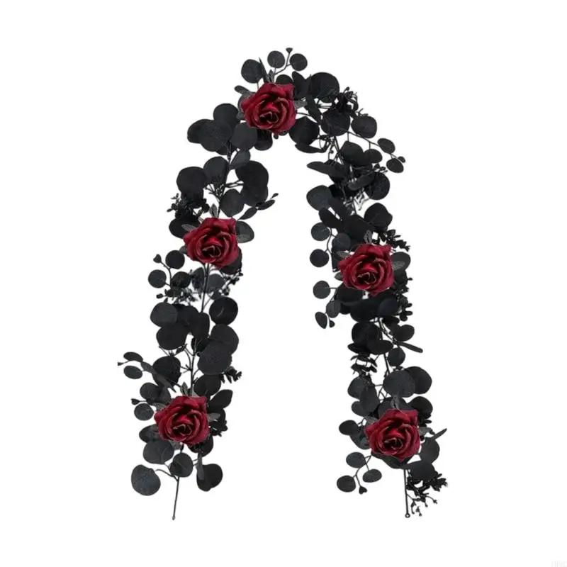 Seasonal Porch Accent Piece, 175 Black Flexible Form for Rail Wraps, Door Frames and Event Display Styling J0MC