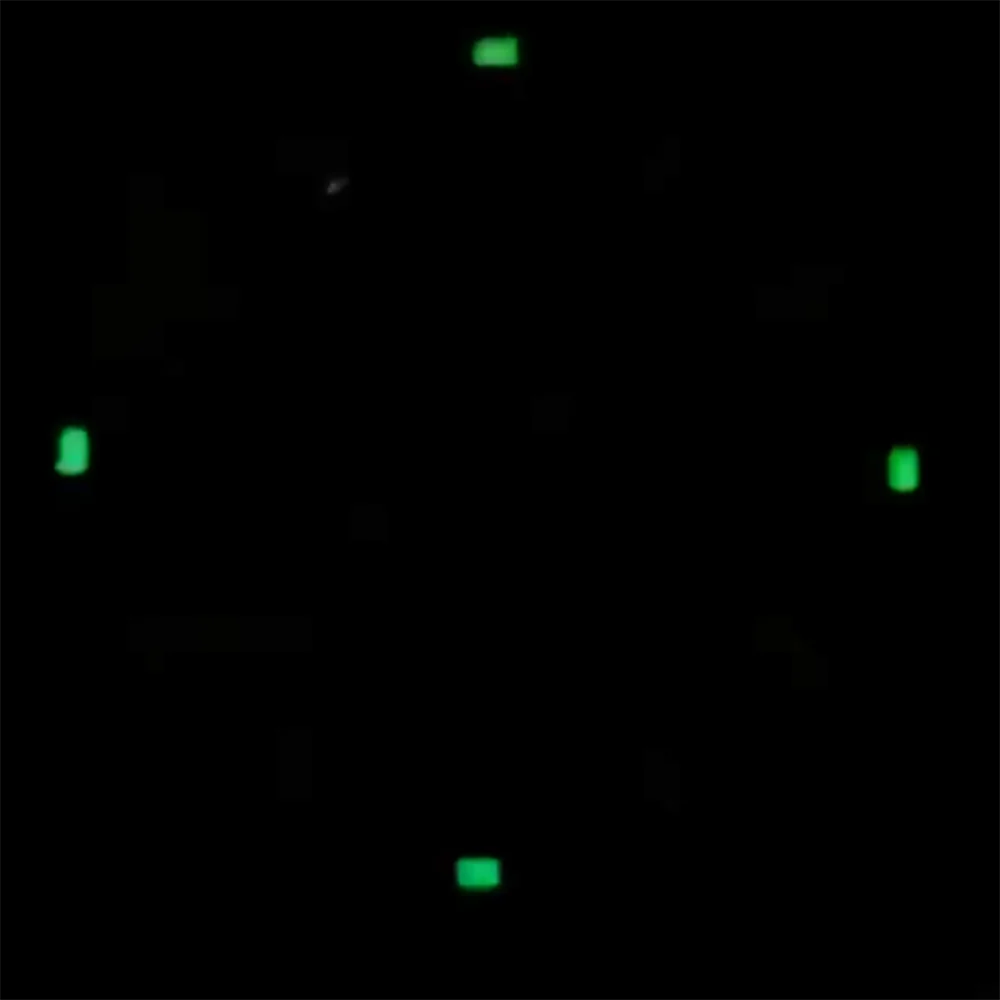 جديد 29.6 مللي متر أزرق ثلجي/بورجوندي أحمر/أسود/أبيض/كورال أخضر كرونوغراف VK63 الطلب مع VK63 6 دبوس الأيدي C3 Lume Fit VK63