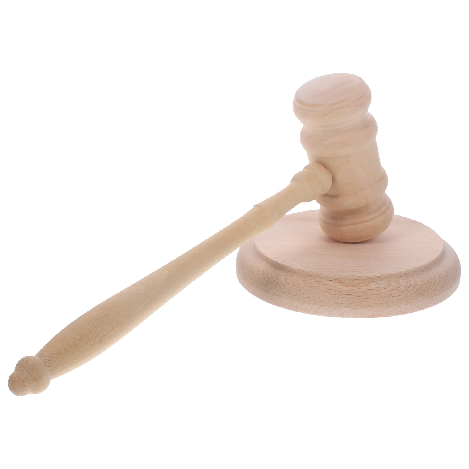 Judge Hammer Gavel Props Accessory Auction Sale Wooden Clock Court Hammers Gavels for