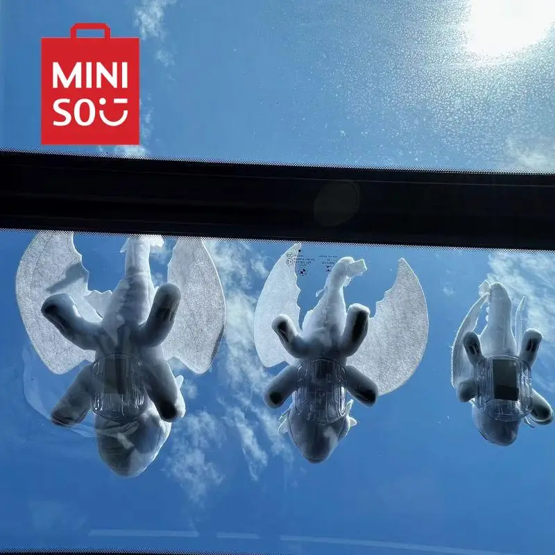 Dragon Tamer Kawaii Anime Toothless Baby Wings Moving Roof Doll Cute Cartoon Car Exterior Sunroof Pendant Doll Toys for Kids