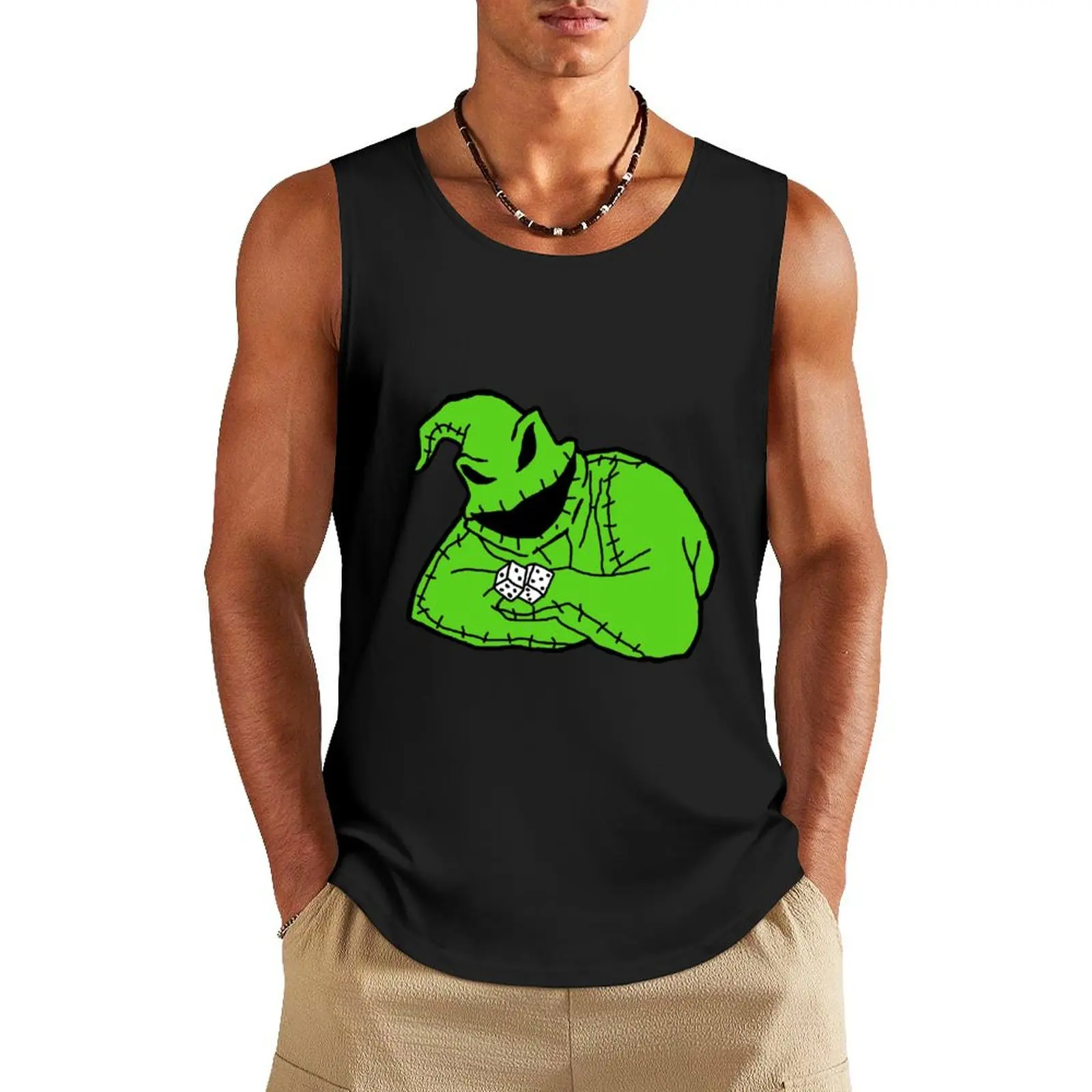 the oogie boogie man Tank Top summer clothes men 2025 t-shirts for men gym accessories man Vest male