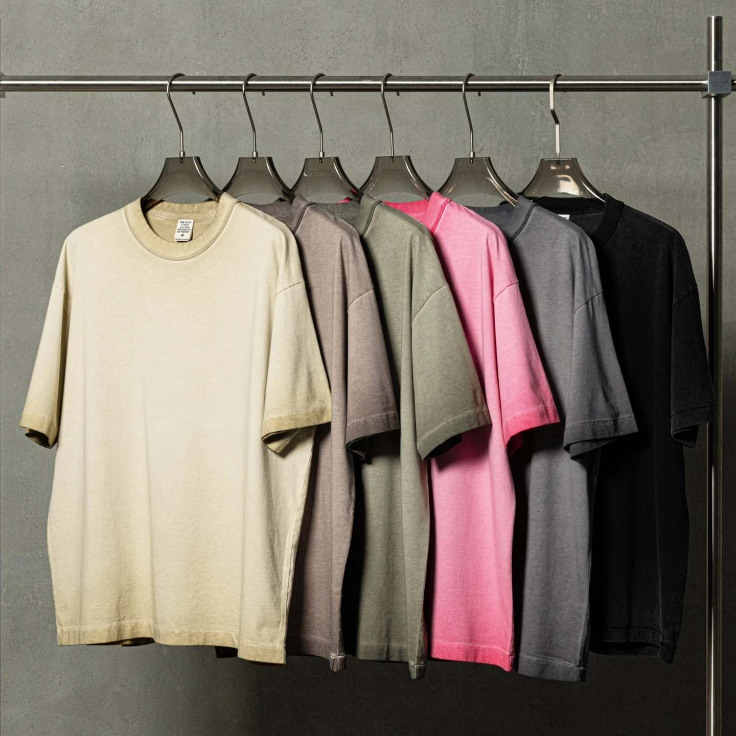 

Летние американские футболки унисекс из плотного хлопка (275 г), винтажный стиль, хип-хоп, свободный крой, с подвернутым краем, модный топ