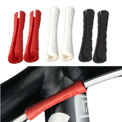 8PCS Mountain Bicycle Cable Protector Line Pipe Sleeve TPR Rubber Opening Anti Scratch Shift Brake Cables Cover Bicycle Parts