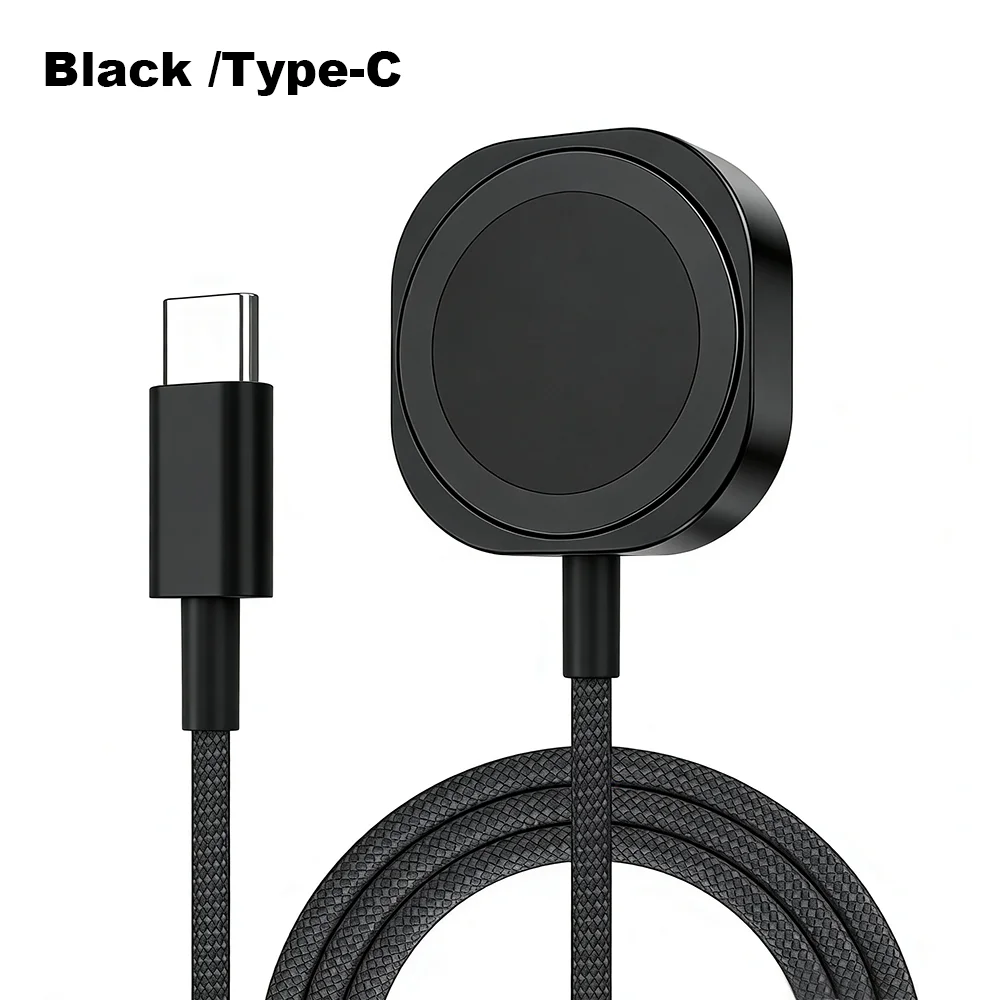 Neues magnetisches kabelloses USB-Schnellladegerät Typ C-Ladekabel für Apple Watch Serie 10, 9, 8, 7, 6, 5, 4, 3, 2, 1, Ultra Edition iWatch